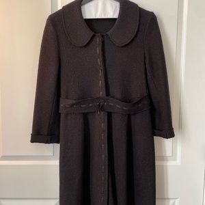 Long Black Coat Size 16 AU, for a 14US